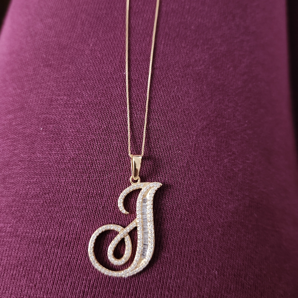 Elegant Gold Initial Pendant Necklace